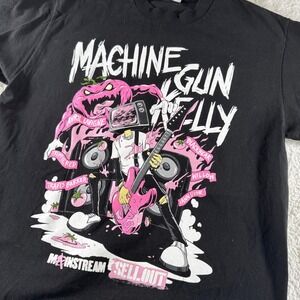 Machine Gun Kelly Mainstream Sellout‎ Tour Double Side Shirt L Black 2022 NWOT